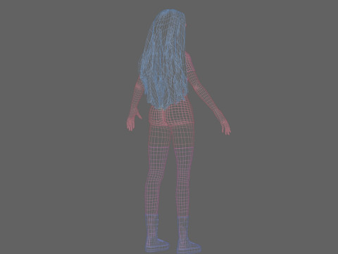 Basic Standard woman V37618 Model 3D