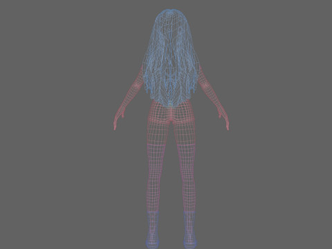 Basic Standard woman V37618 Model 3D
