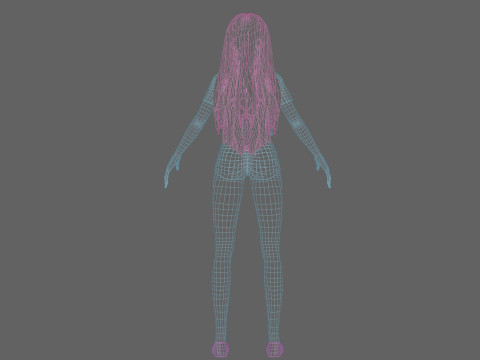 Basic sweet Woman V32326 Modèle 3D