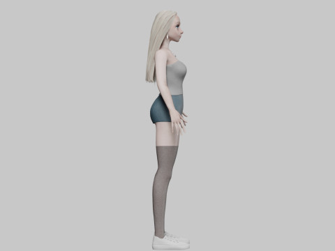 Classic Basic Woman V31563 3D Model