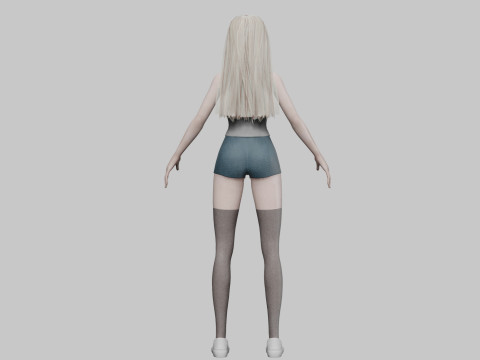 Classic Basic Woman V31563 3D Model