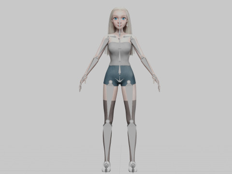 Classic Basic Woman V31563 3D Model