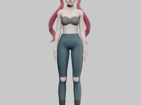 Classic Pretty Woman V27610 Modello 3D