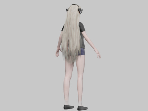 Cool Pretty Woman V33479 3D Model