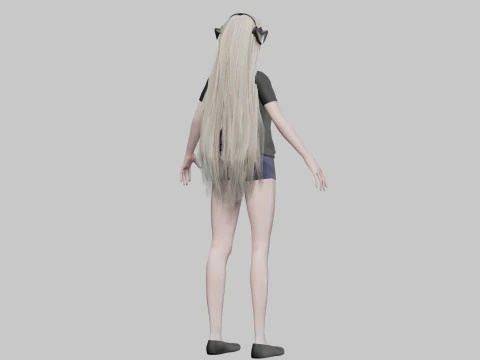 Cool Pretty Woman V33479 3D Model
