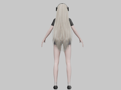 Cool Pretty Woman V33479 3D Model