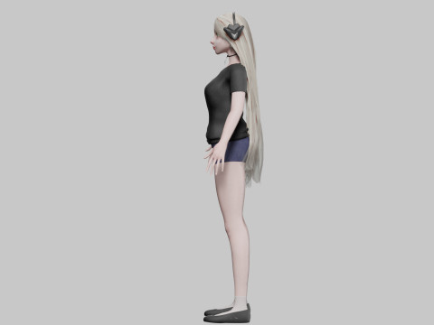 Cool Pretty Woman V33479 3D Model