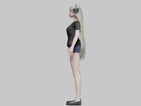 Cool Pretty Woman V33479 3D Model