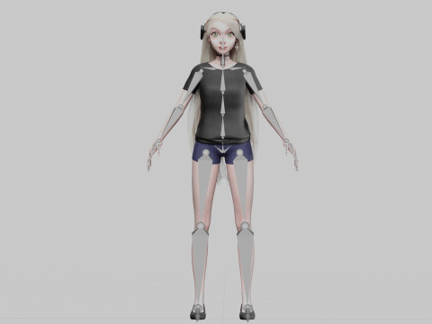 Cool Pretty Woman V33479 3D Model
