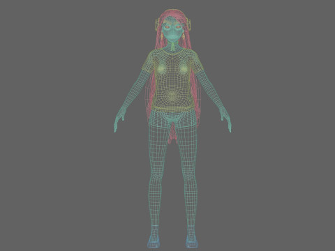 Cool Pretty Woman V33479 3D Model
