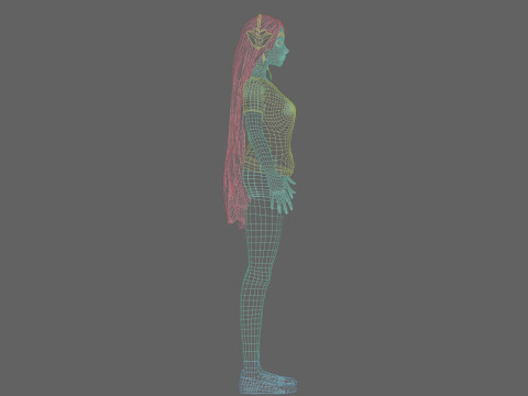 Cool Pretty Woman V33479 3D Model