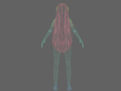 Cool Pretty Woman V33479 3D Model