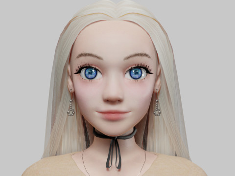 Pretty Basic Woman V32073 Modelo 3D