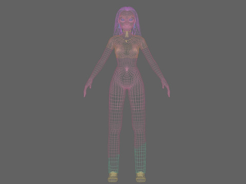 Pretty Basic Woman V32073 Modelo 3D