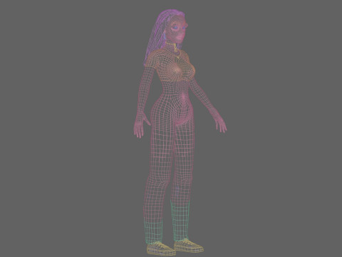 Pretty Basic Woman V32073 Modelo 3D