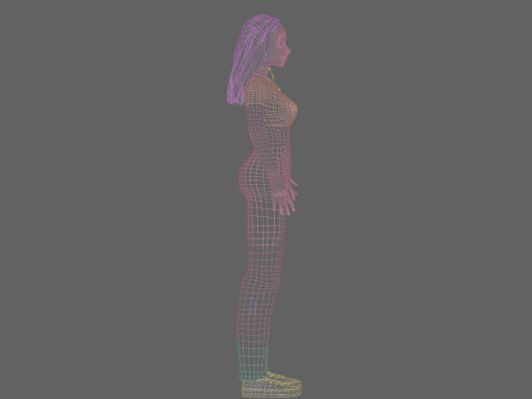 Pretty Basic Woman V32073 Modelo 3D