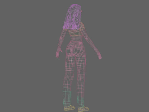 Pretty Basic Woman V32073 Modelo 3D