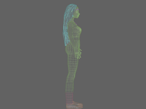 Pretty classic woman V32760 3D Model