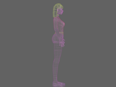 Pretty cute Woman V36031 3D Model