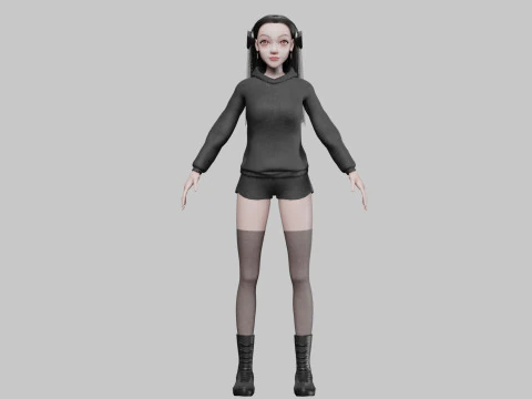 Standard Basic Woman V34236 3D Model