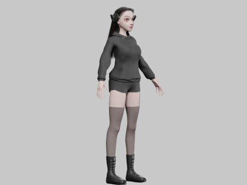Standard Basic Woman V34236 3D Model