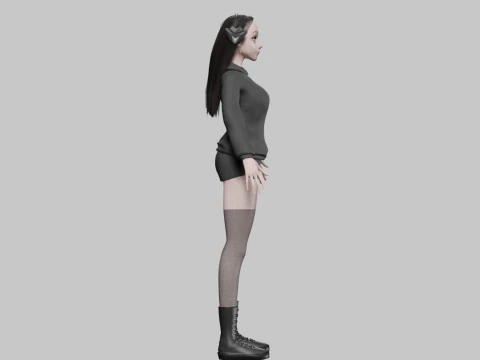 Standard Basic Woman V34236 3D Model