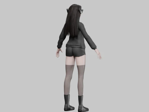 Standard Basic Woman V34236 3D Model
