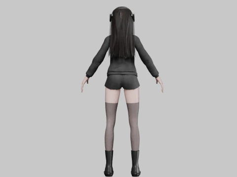 Standard Basic Woman V34236 3D Model