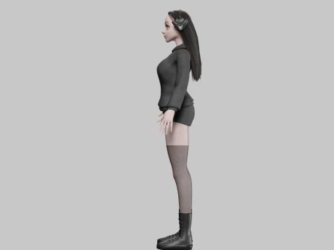 Standard Basic Woman V34236 3D Model
