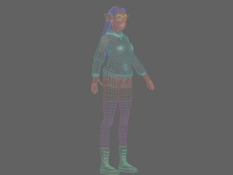 Standard Basic Woman V34236 Model 3D