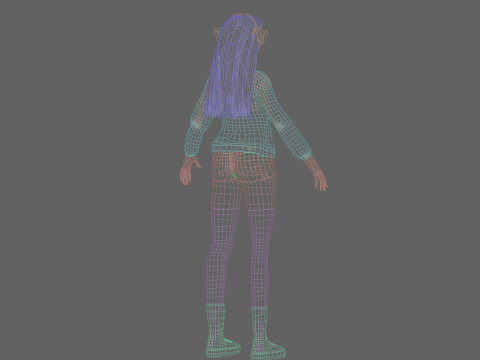 Standard Basic Woman V34236 Model 3D