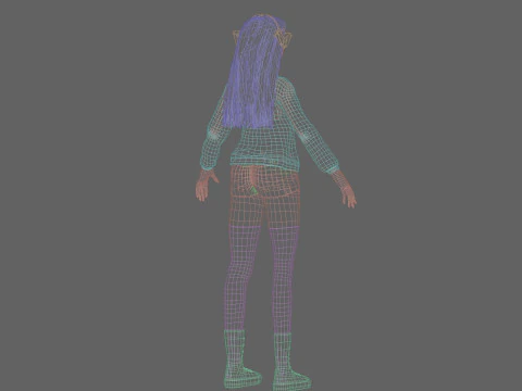 Standard Basic Woman V34236 3D Model