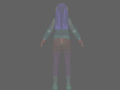 Standard Basic Woman V34236 Model 3D