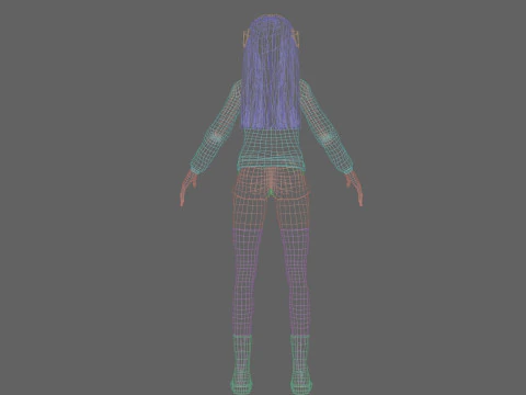 Standard Basic Woman V34236 3D Model