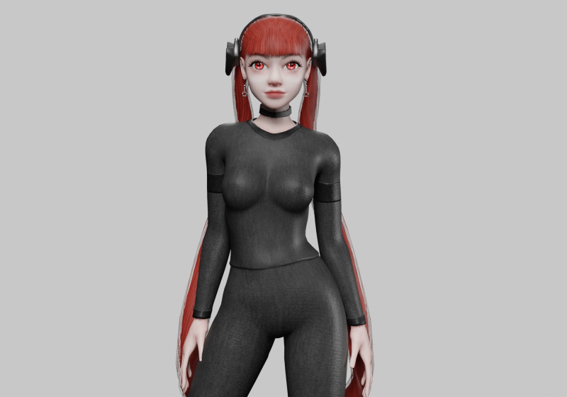 Sweet Basic Woman V32934 Modèle 3D .c4d .max .obj .3ds .fbx .stl .blend 