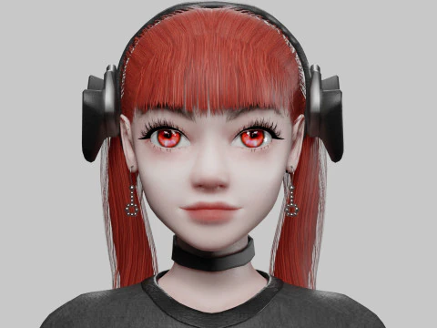 Sweet Basic Woman V32934 3D Model
