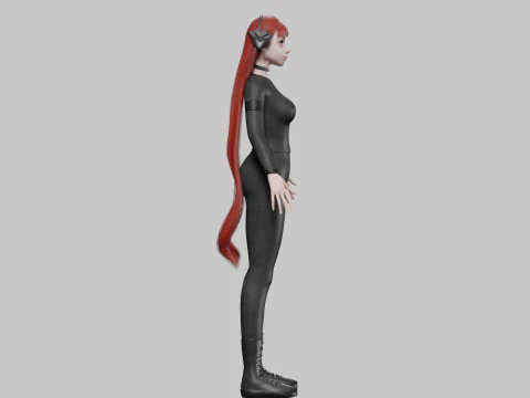 Sweet Basic Woman V32934 3D Model