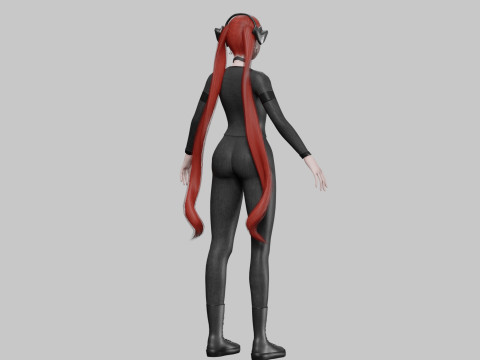 Sweet Basic Woman V32934 Modèle 3D