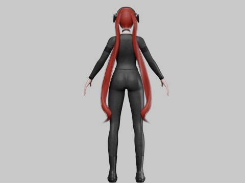 Sweet Basic Woman V32934 Modèle 3D