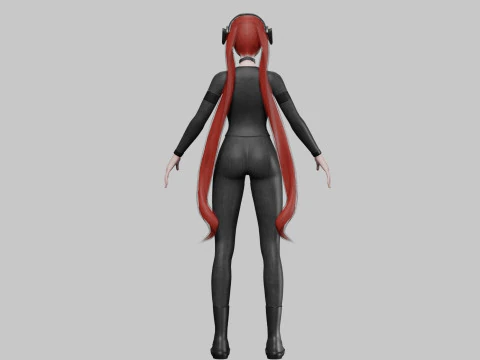Sweet Basic Woman V32934 3D Model