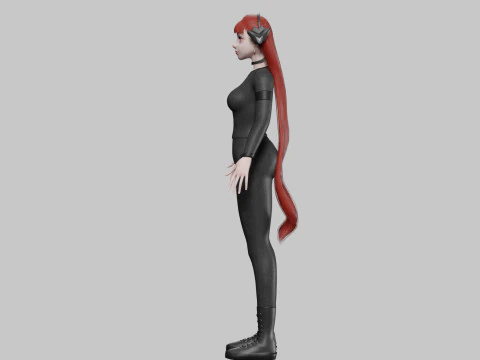 Sweet Basic Woman V32934 3D Model