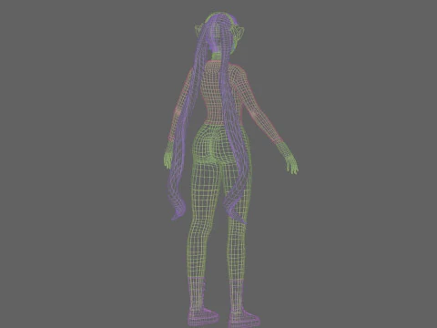 Sweet Basic Woman V32934 3D Model