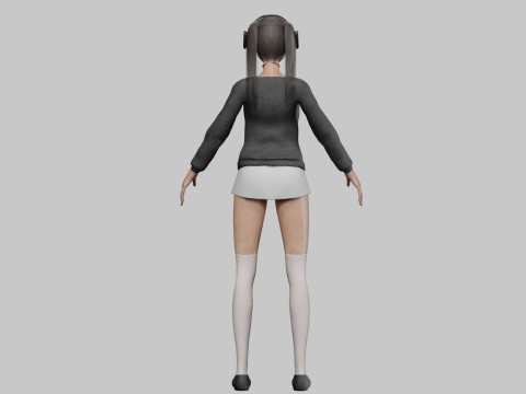 Sweet Pretty Woman V23828 3D Model