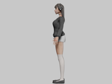 Sweet Pretty Woman V23828 3D Model