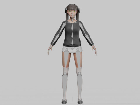 Sweet Pretty Woman V23828 3D Model