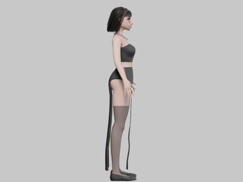 Teen Pretty Woman V29302 Modelo 3D