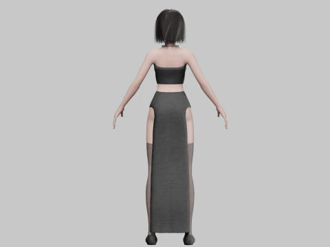 Teen Pretty Woman V29302 3D Model