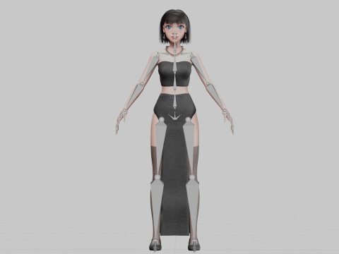 Teen Pretty Woman V29302 Modelo 3D