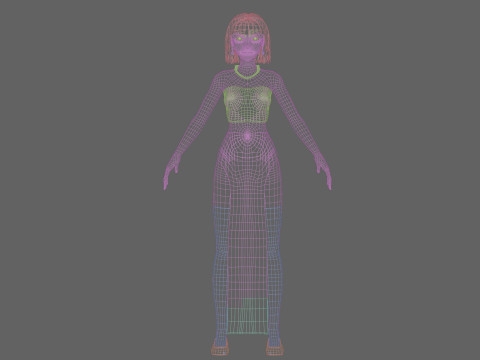 Teen Pretty Woman V29302 Modelo 3D