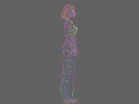 Teen Pretty Woman V29302 Modelo 3D